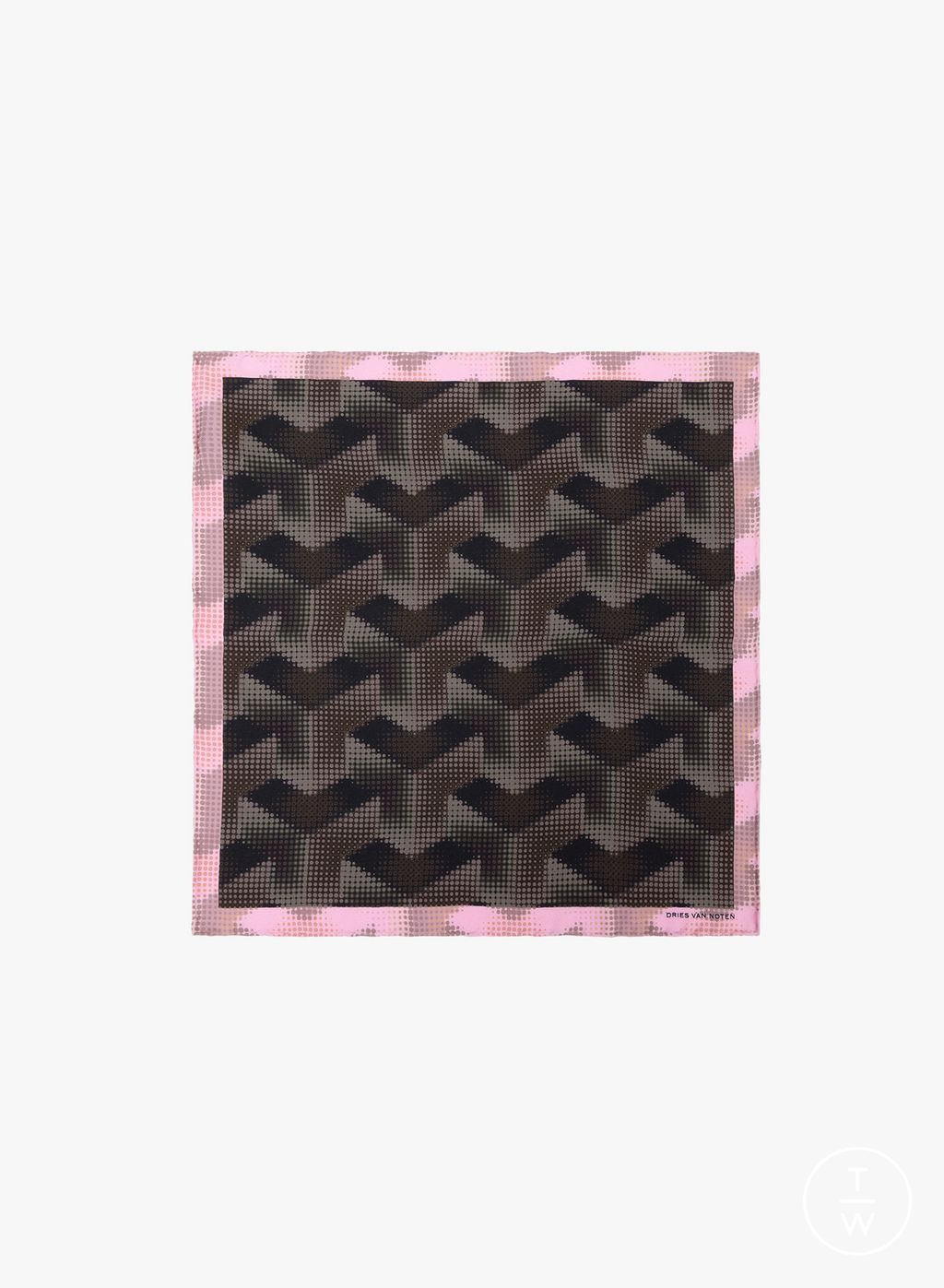 Fashion Week Paris Fall/Winter 2024 look 153 from the Dries Van Noten collection menswear accessories