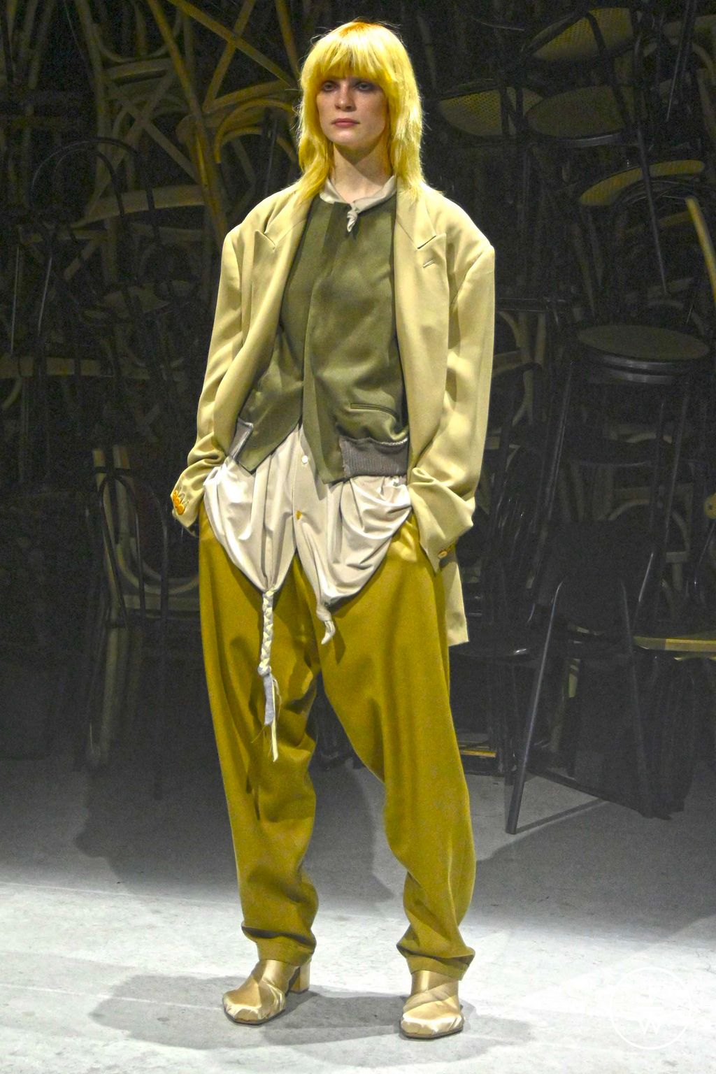 Fashion Week Milan Fall/Winter 2023 look 17 from the Magliano collection menswear