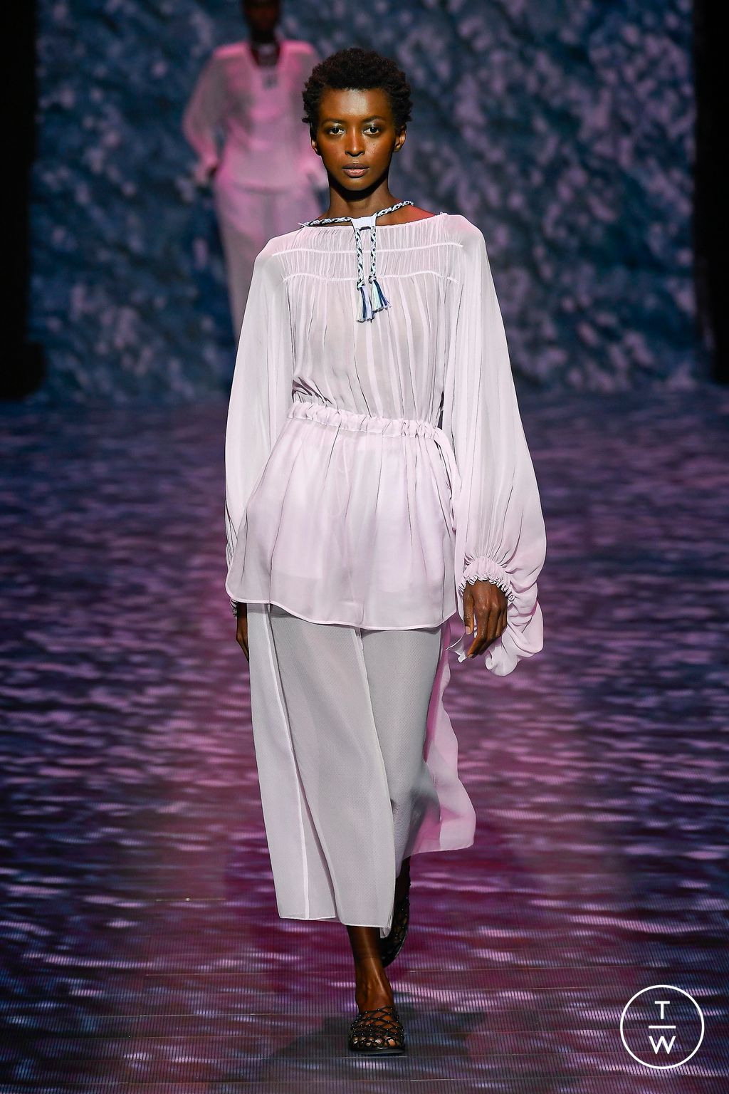 Fashion Week Milan Spring/Summer 2023 look 34 from the Emporio Armani collection womenswear