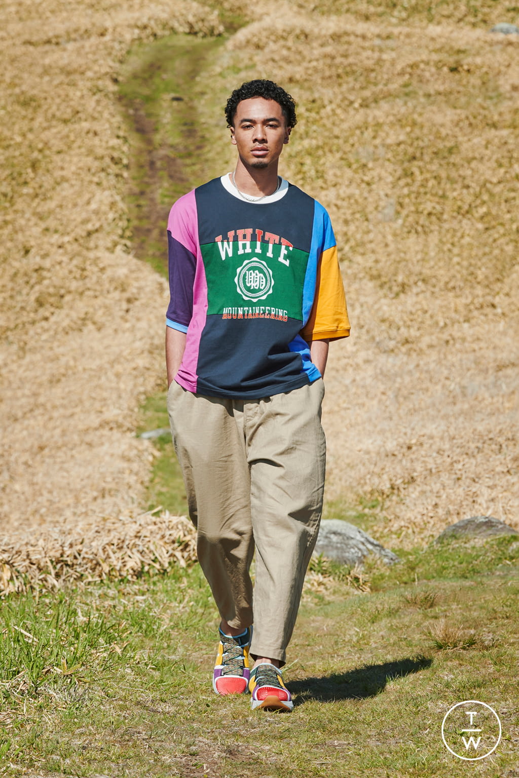 Fashion Week Paris Spring/Summer 2022 look 24 from the White Mountaineering collection menswear