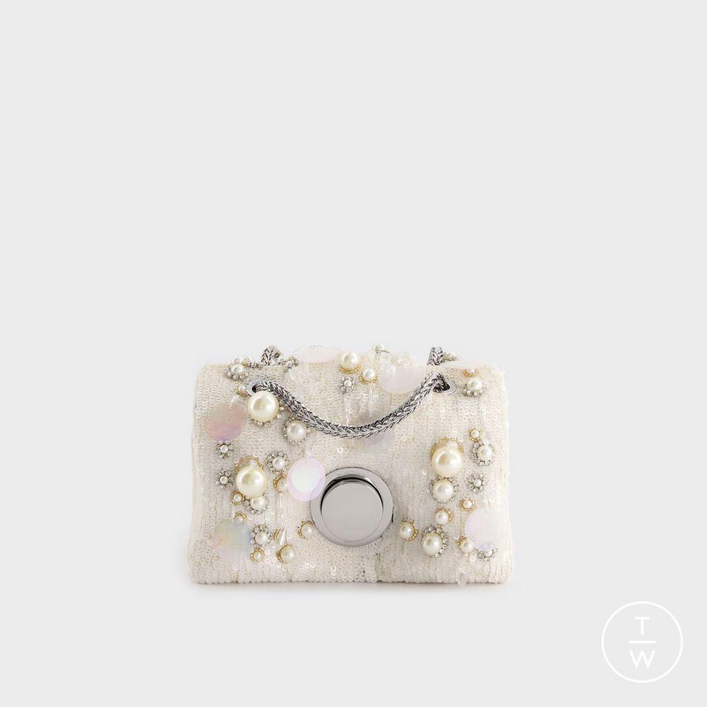 Fashion Week Paris Fall/Winter 2024 look 12 from the Giambattista Valli collection 女装配饰