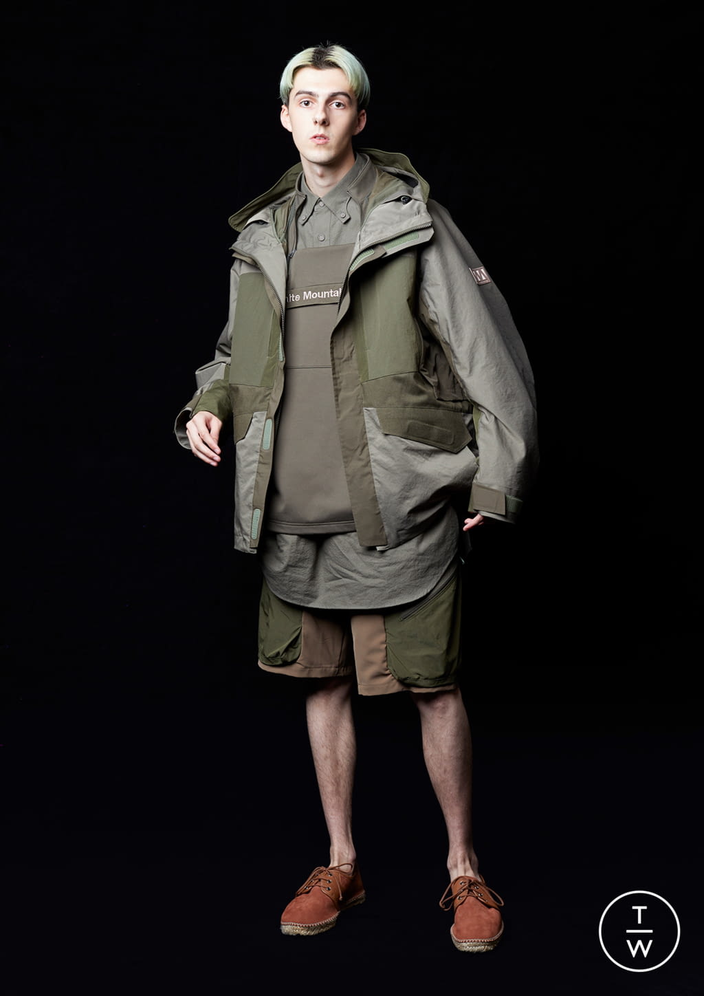 Fashion Week Paris Spring/Summer 2021 look 24 from the White Mountaineering collection menswear