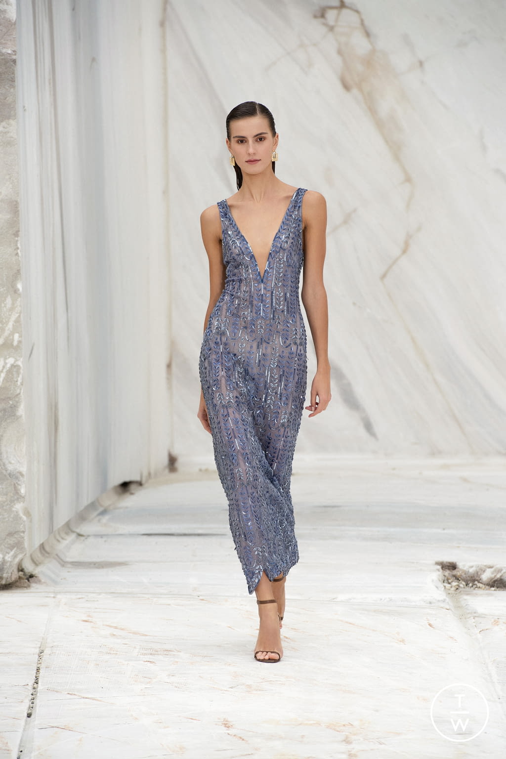 Fashion Week Milan Spring/Summer 2022 look 25 from the Elisabetta Franchi collection womenswear