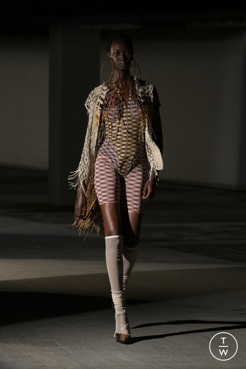 Fashion Week London Spring/Summer 2022 look 25 from the KNWLS collection womenswear