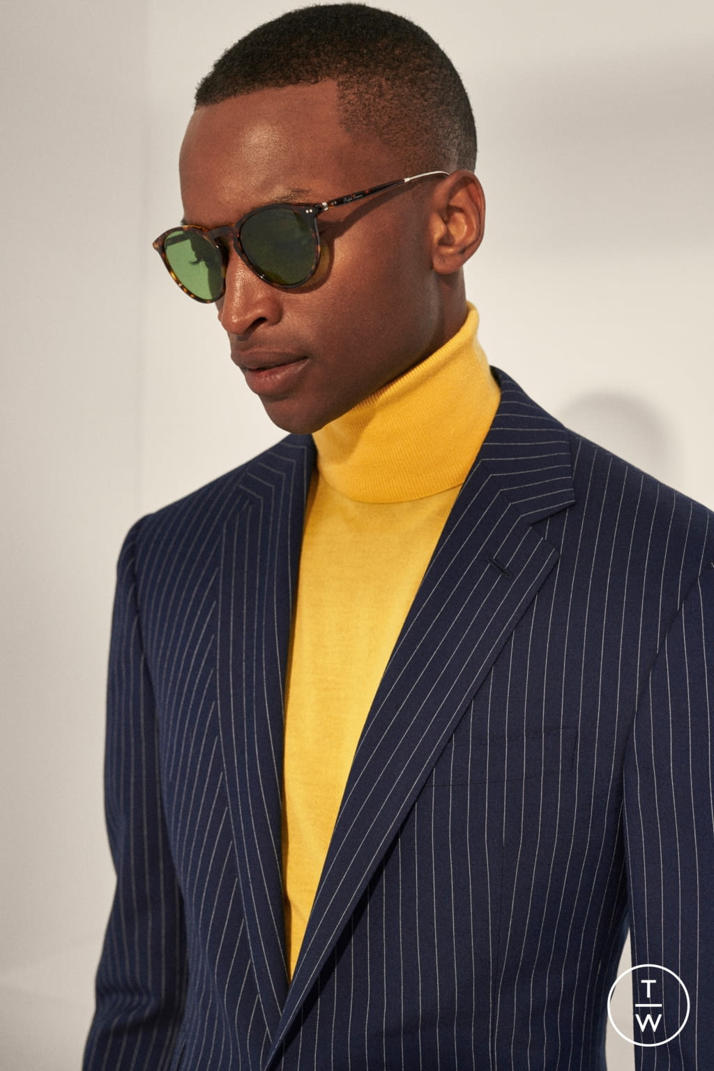 Fashion Week Milan Spring/Summer 2020 look 24 from the Ralph Lauren Purple Label collection menswear