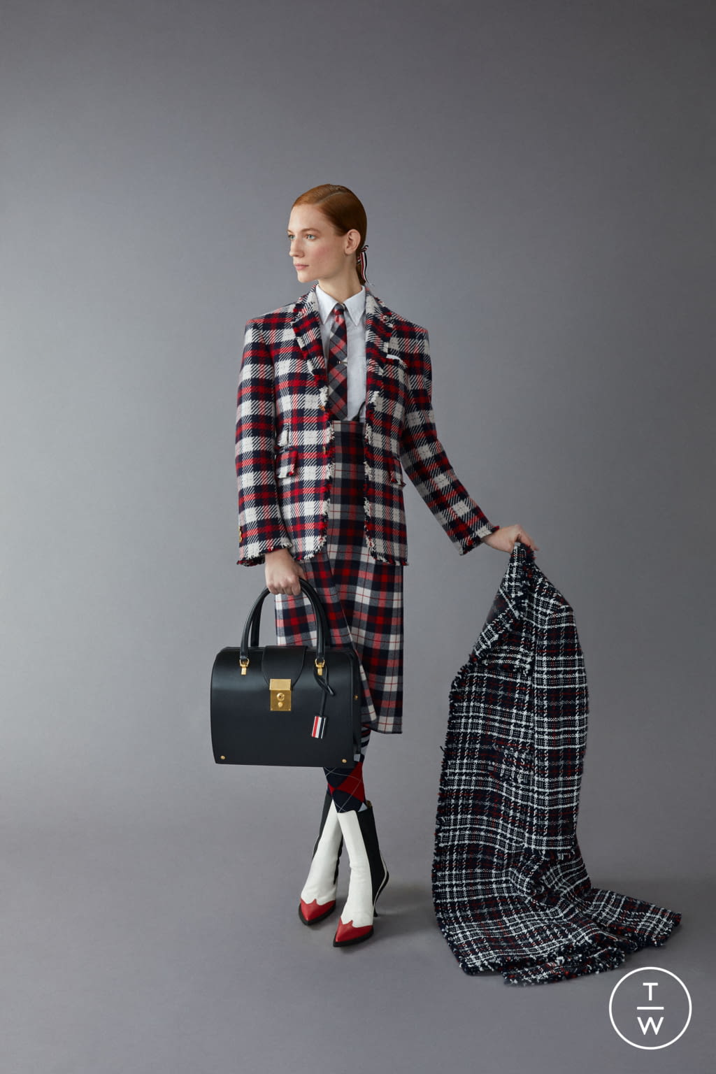 Fashion Week Paris Pre-Fall 2020 look 25 from the Thom Browne collection womenswear
