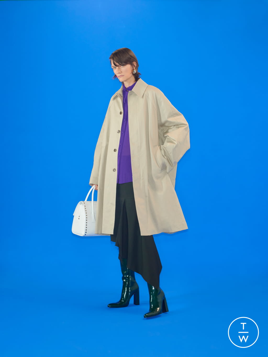 Fashion Week Paris Resort 2019 look 25 from the Balenciaga collection 女装