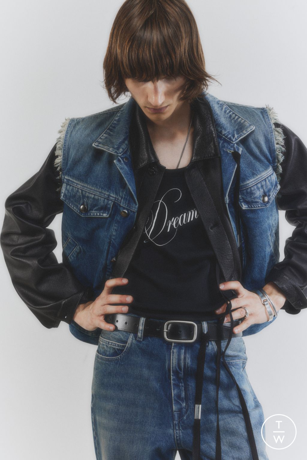 Fashion Week Paris Resort 2026 look 25 from the Ann Demeulemeester collection womenswear