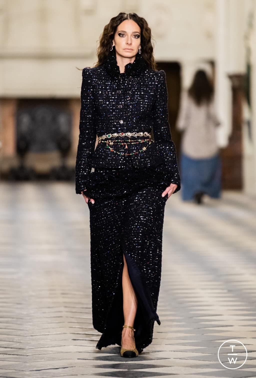 Fashion Week Paris Pre-Fall 2021 look 25 from the Chanel collection womenswear