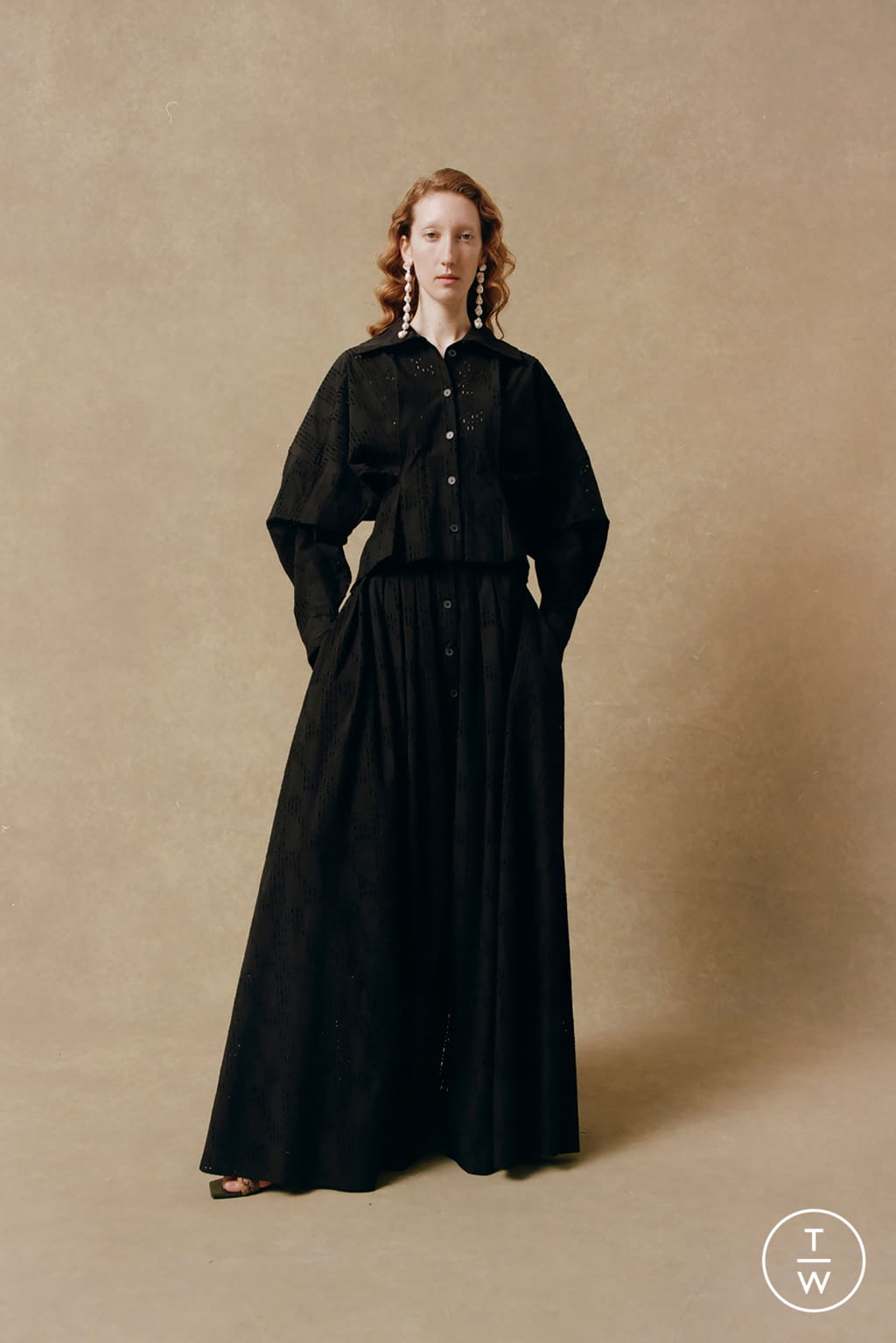 Fashion Week London Fall/Winter 2021 look 25 from the Palmer Harding collection womenswear
