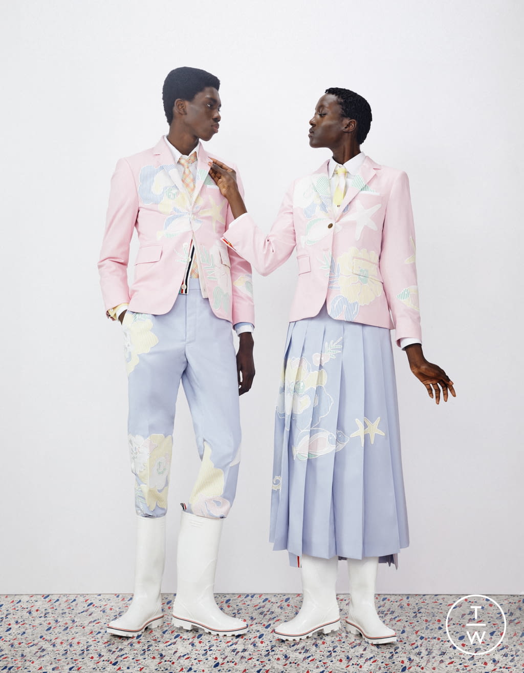 Fashion Week Paris Resort 2020 look 25 from the Thom Browne collection 女装