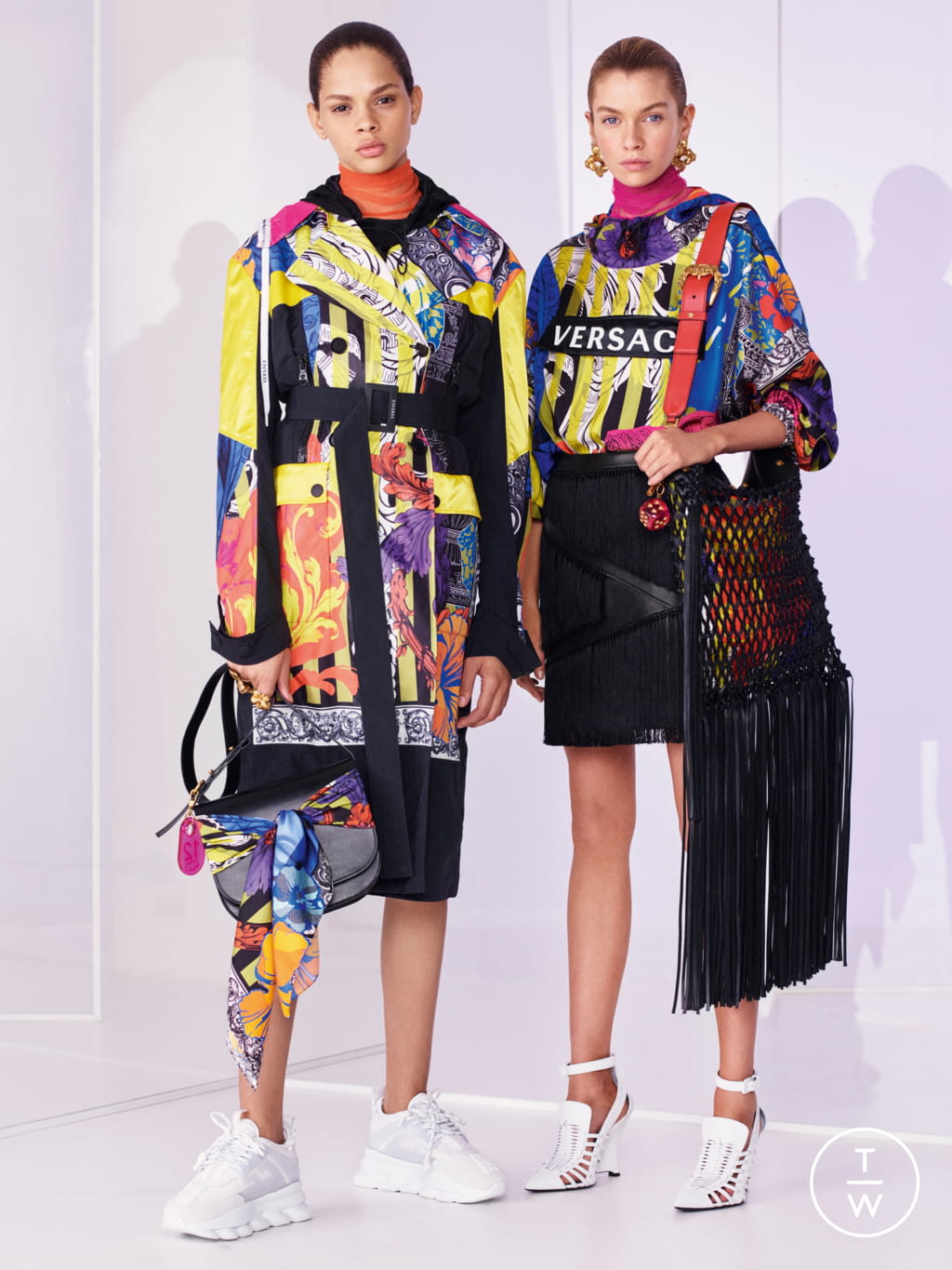 Fashion Week Milan Resort 2019 look 25 de la collection Versace womenswear