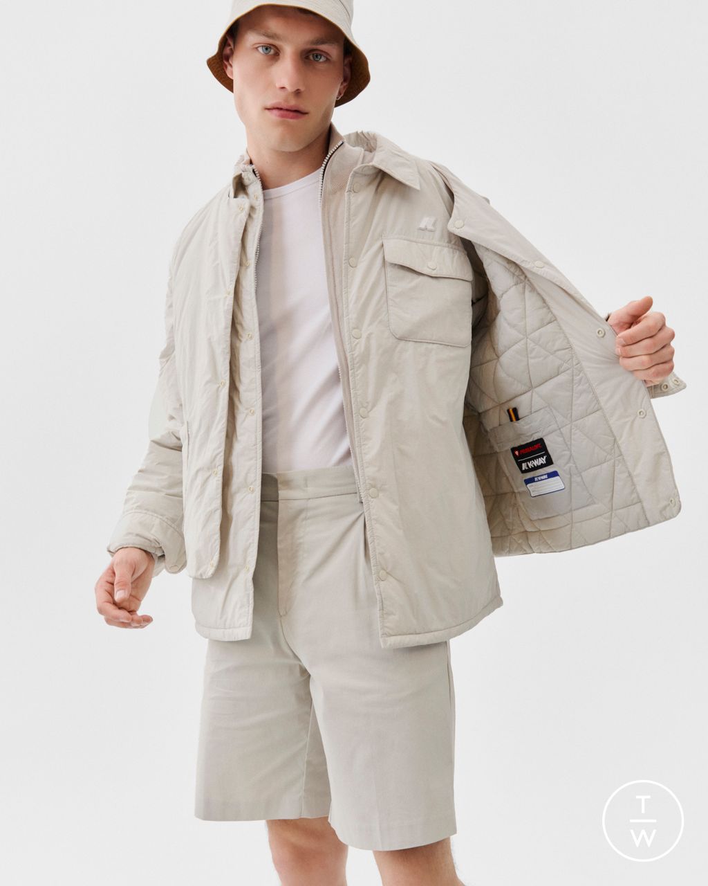 Fashion Week Milan Spring/Summer 2026 look 10 from the K-WAY collection menswear