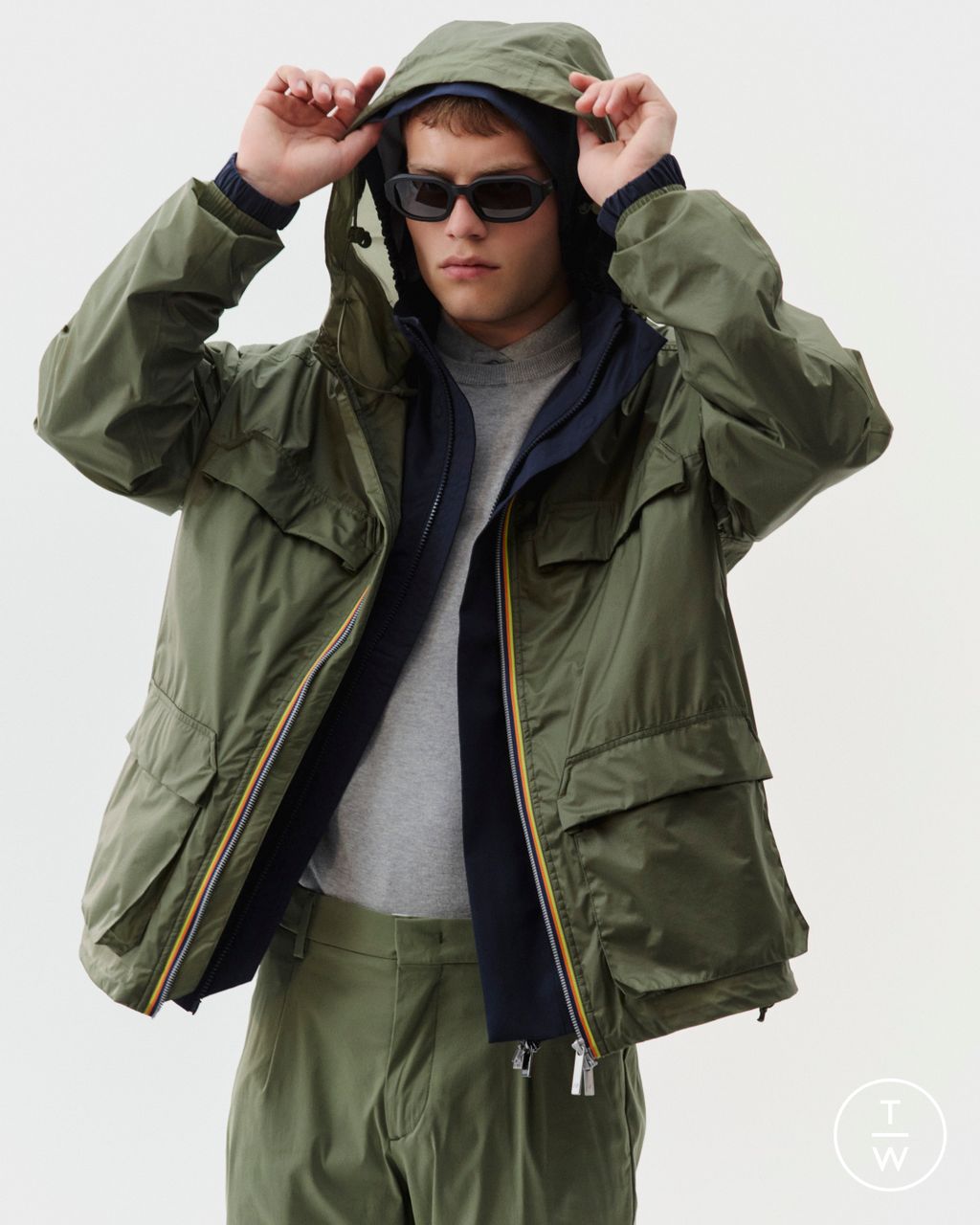 Fashion Week Milan Spring/Summer 2026 look 21 from the K-WAY collection menswear