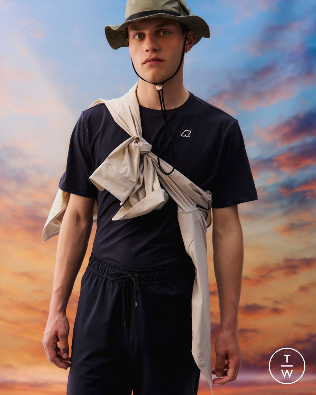 Fashion Week Milan Spring/Summer 2026 look 25 from the K-WAY collection menswear