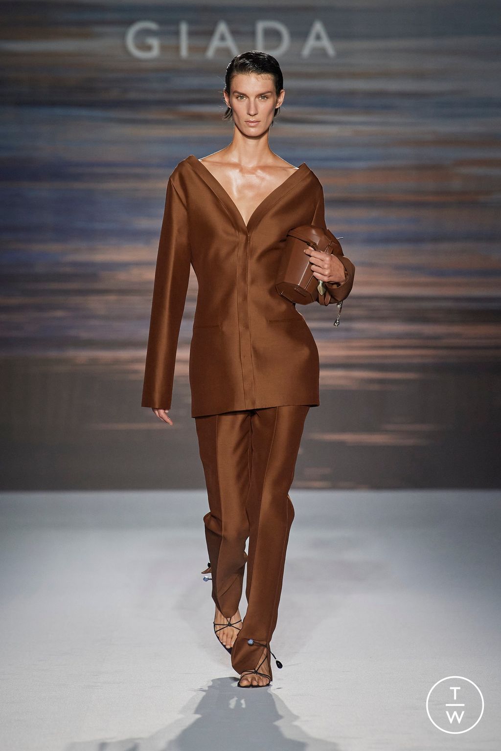 Fashion Week Milan Spring/Summer 2023 look 1 de la collection Giada womenswear
