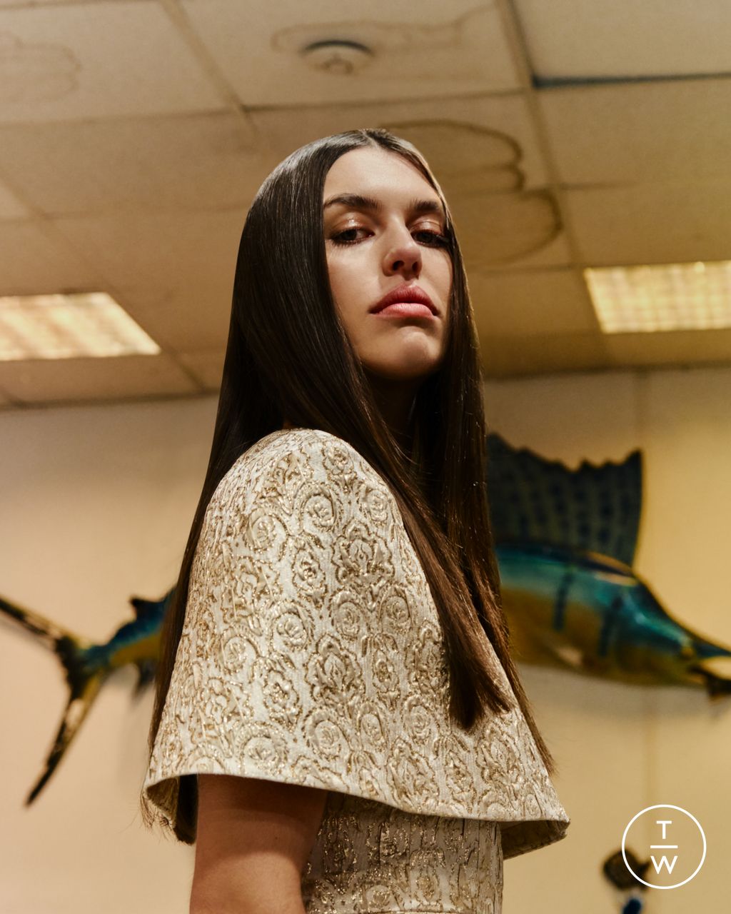 Fashion Week London Pre-Fall 2026 look 4 from the Emilia Wickstead collection womenswear