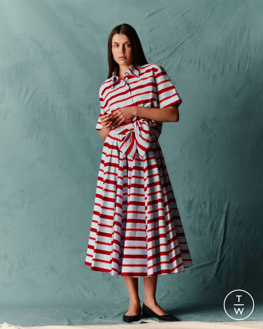 Fashion Week London Pre-Fall 2026 look 27 from the Emilia Wickstead collection womenswear