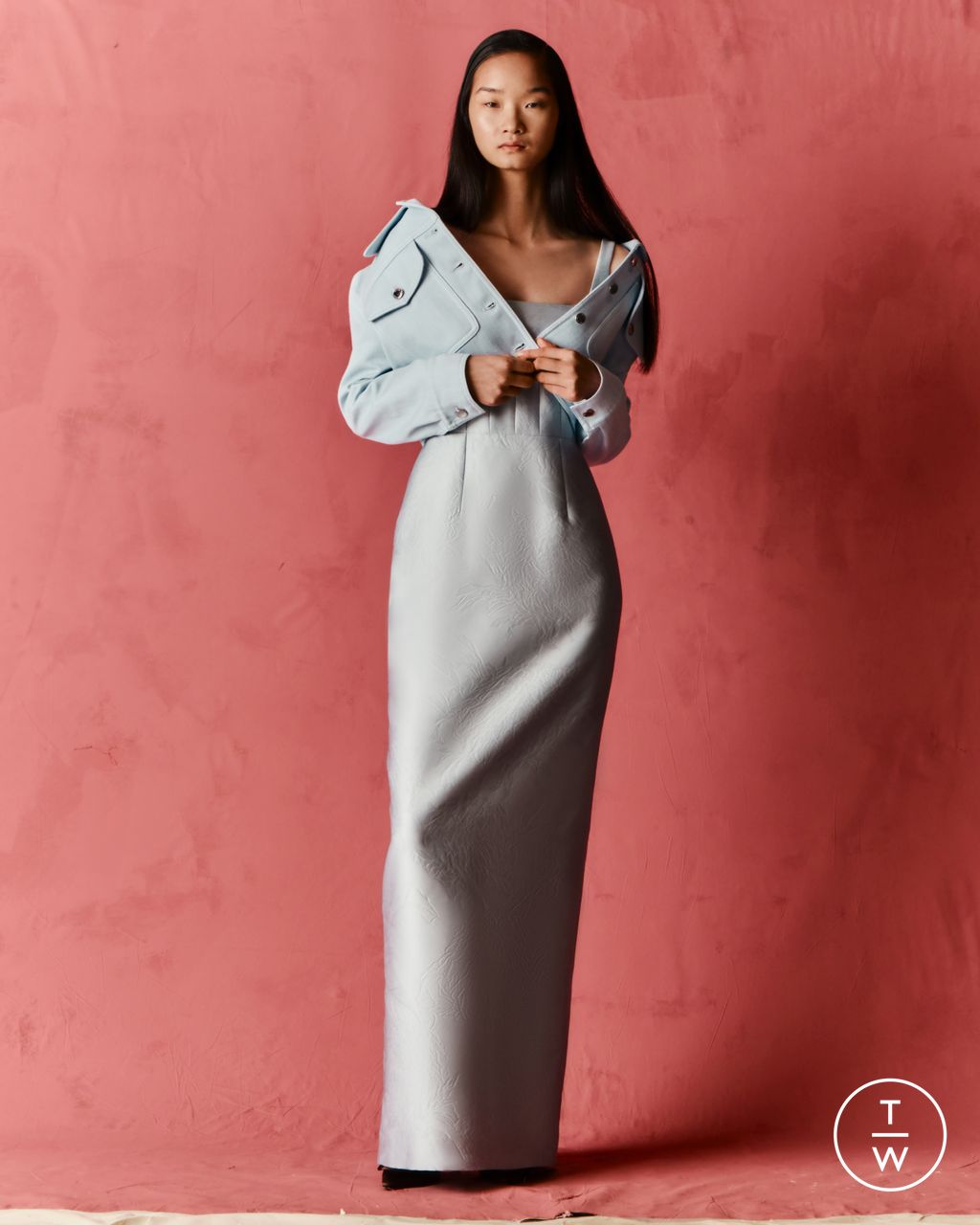 Fashion Week London Pre-Fall 2026 look 39 de la collection Emilia Wickstead womenswear