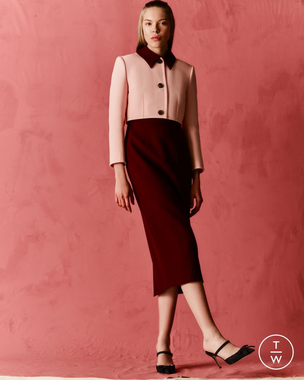 Fashion Week London Pre-Fall 2026 look 43 from the Emilia Wickstead collection womenswear