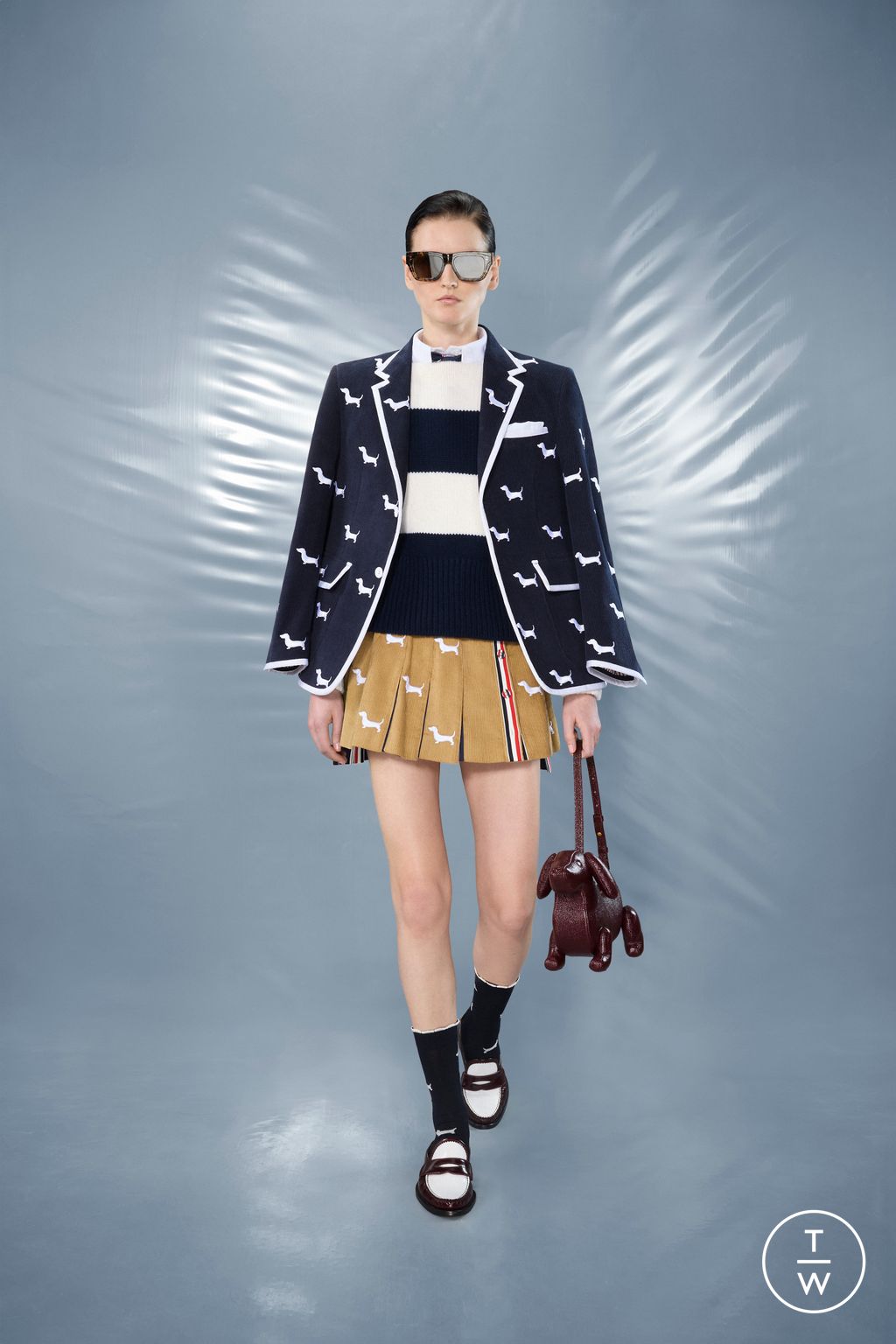 Fashion Week New York Resort 2025 look 26 from the Thom Browne collection womenswear