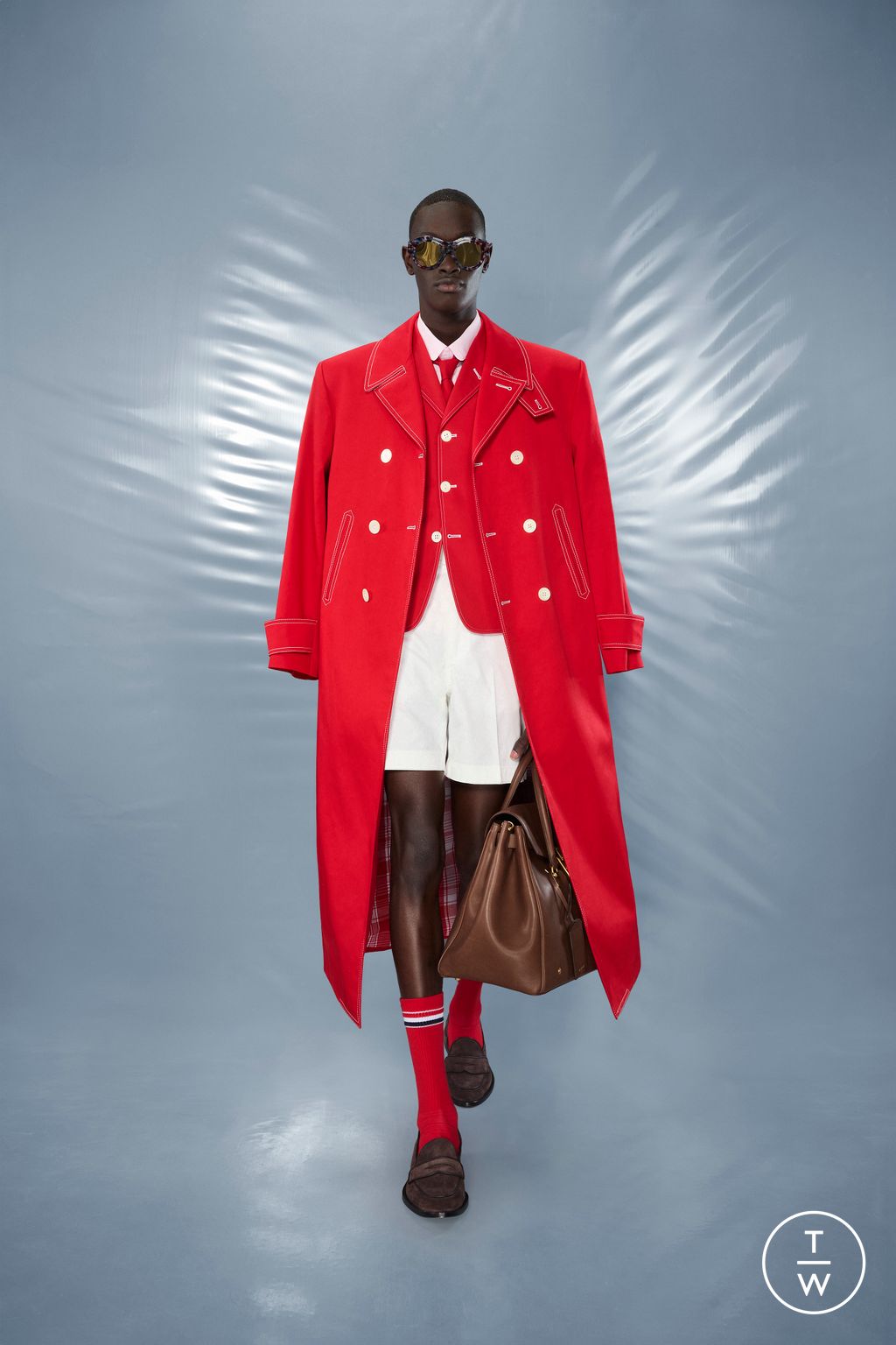 Fashion Week New York Resort 2025 look 27 from the Thom Browne collection menswear