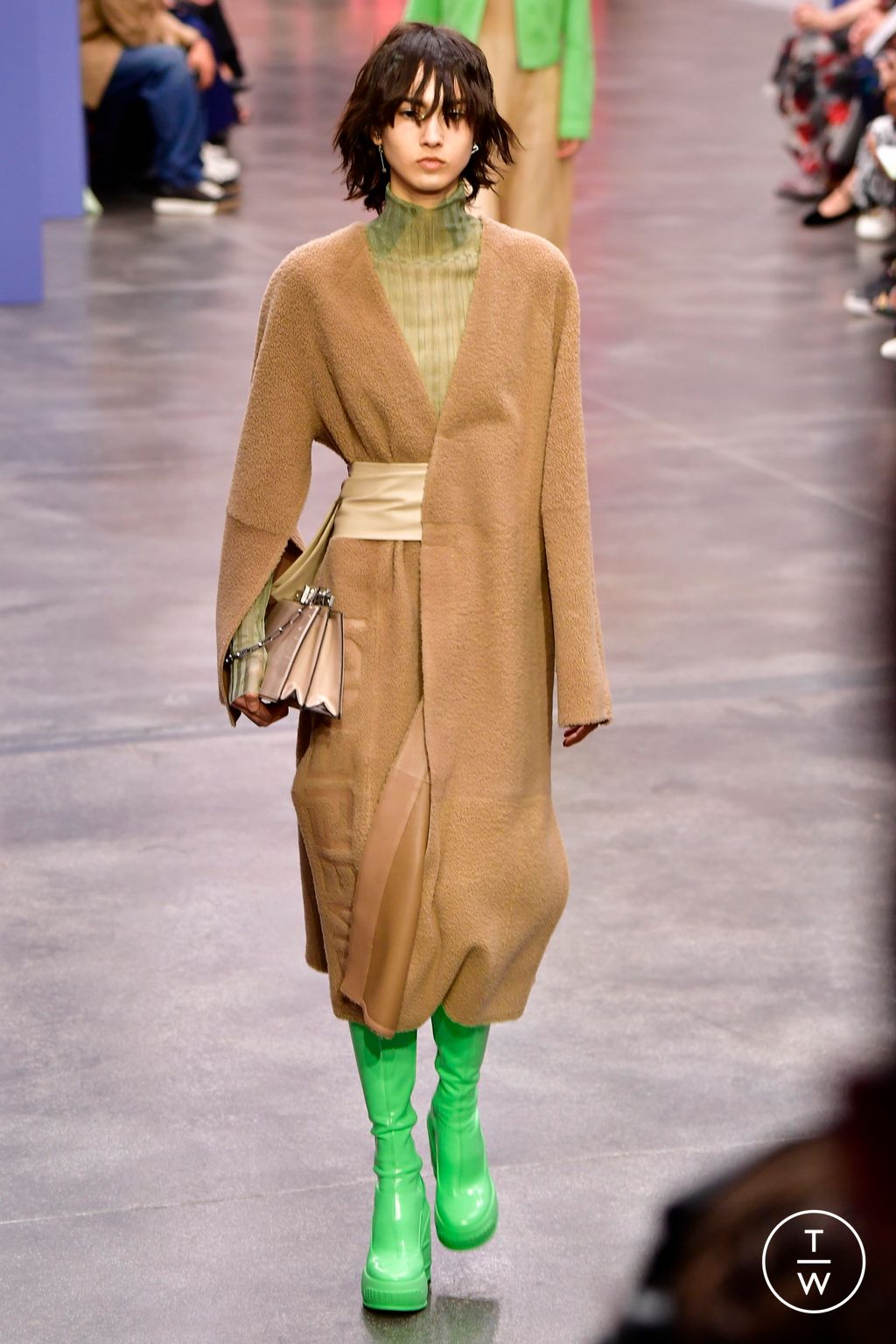 Fashion Week Milan Spring/Summer 2023 look 1 from the Fendi collection womenswear