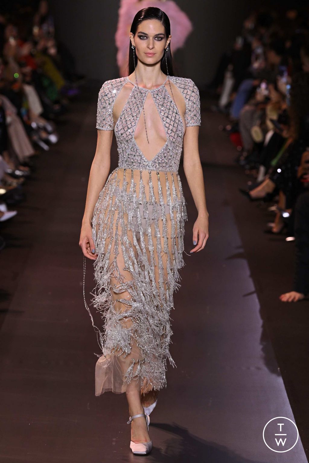 Fashion Week Paris Spring/Summer 2023 look 59 from the Georges Hobeika collection couture