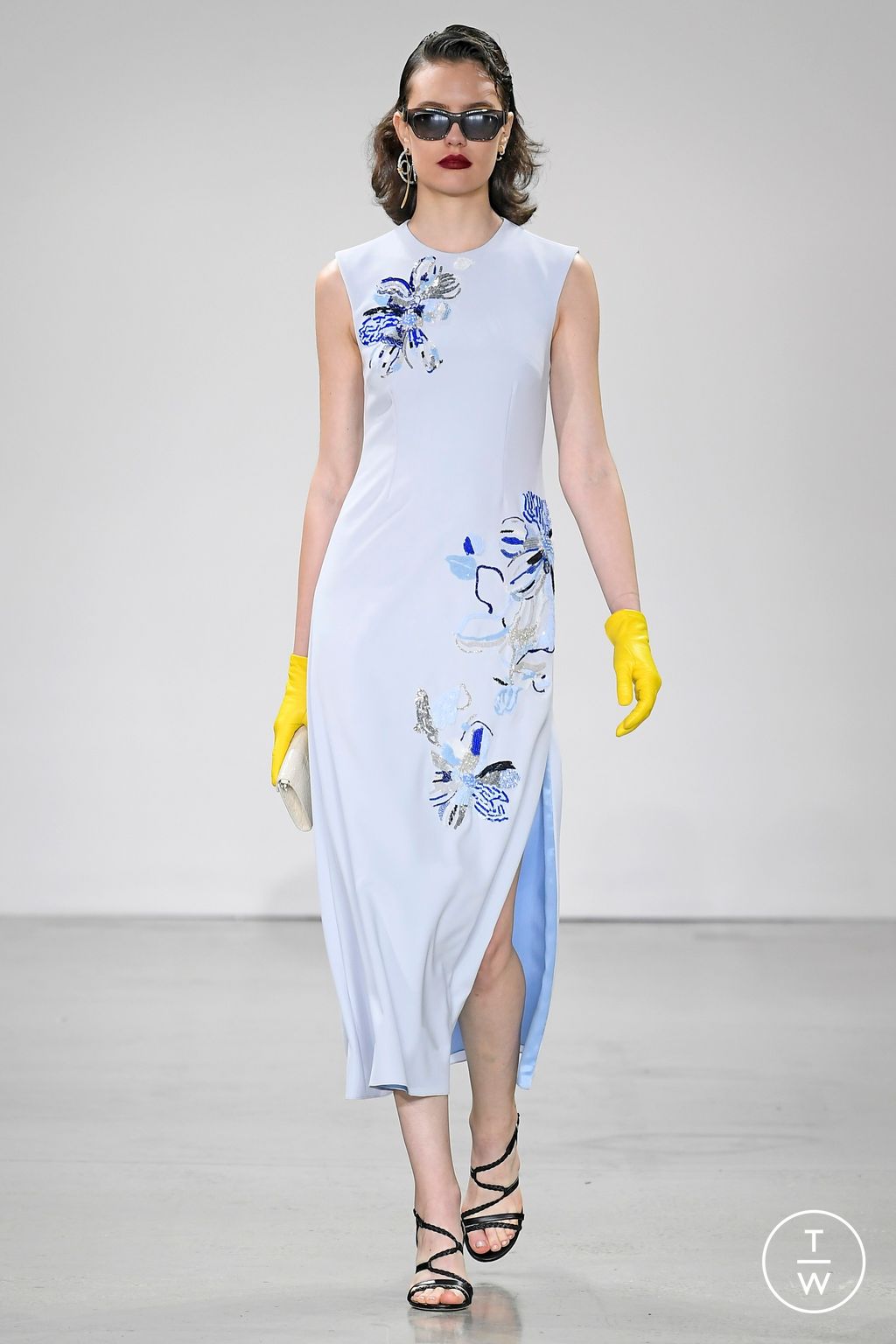 Fashion Week New York Spring/Summer 2023 look 12 from the Bibhu Mohapatra collection womenswear