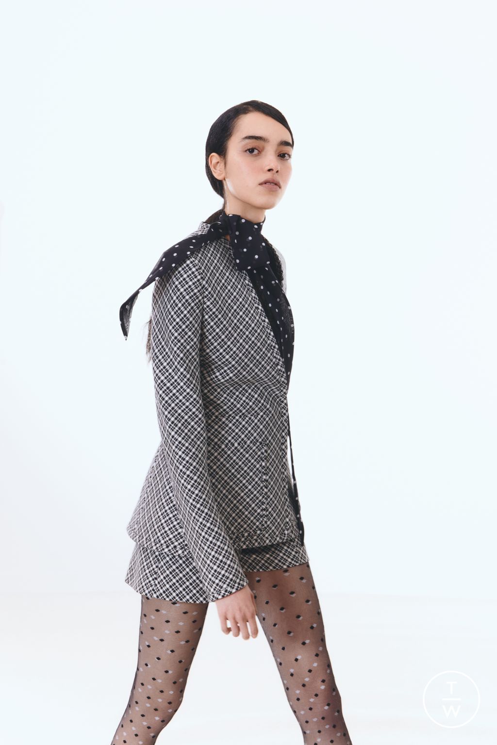 Fashion Week Paris Pre-Fall 2025 look 25 from the Giambattista Valli collection womenswear