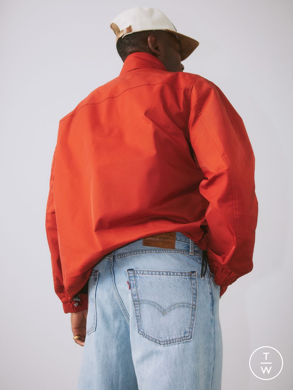 Fashion Week Paris Spring/Summer 2025 look 4 from the Levi’s® collection womenswear