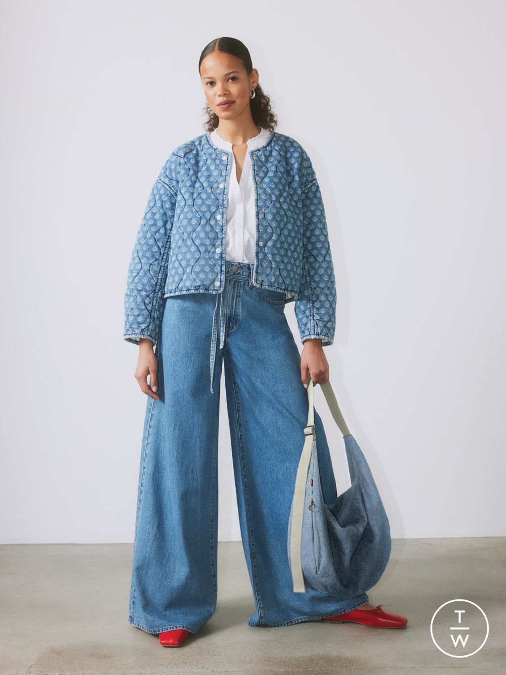 Fashion Week Paris Spring-Summer 2025 look 7 de la collection Levi’s® womenswear