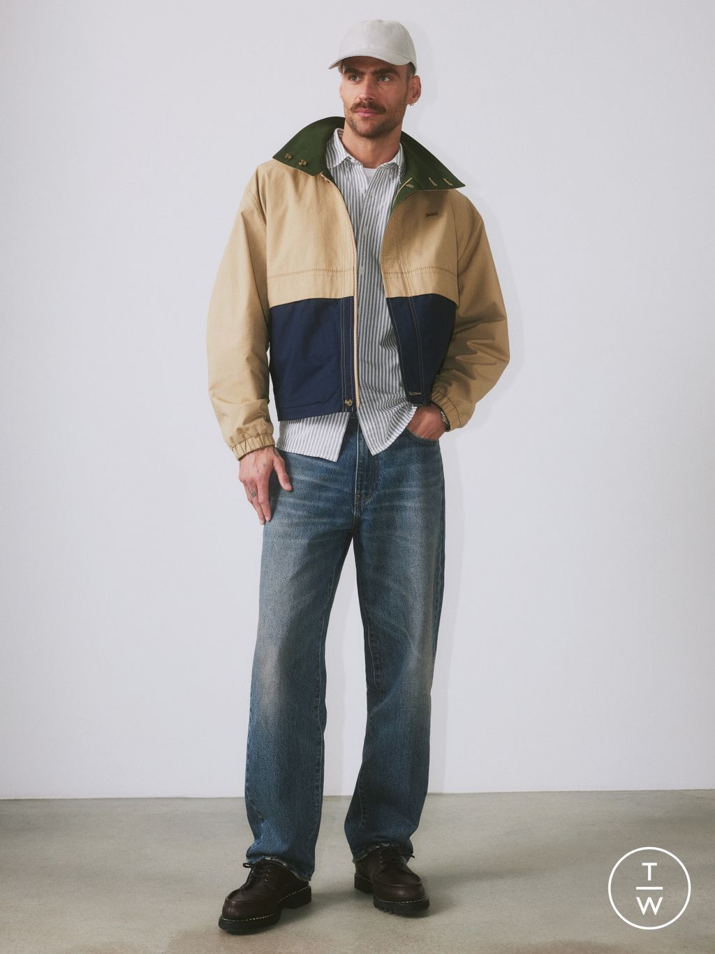 Fashion Week Paris Spring/Summer 2025 look 33 from the Levi’s® collection womenswear