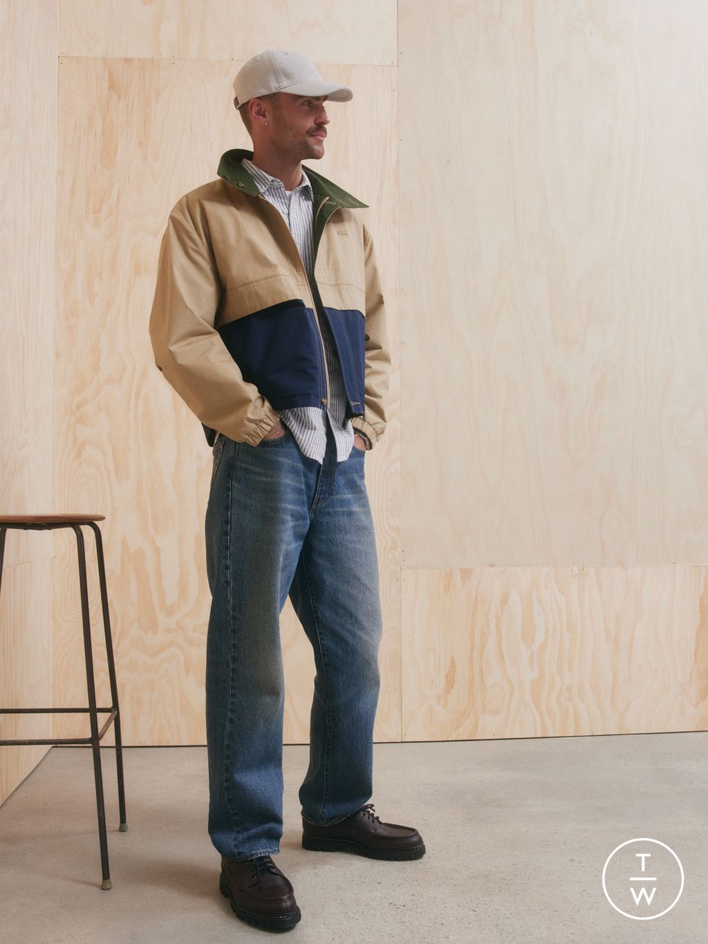 Fashion Week Paris Spring/Summer 2025 look 36 from the Levi’s® collection womenswear