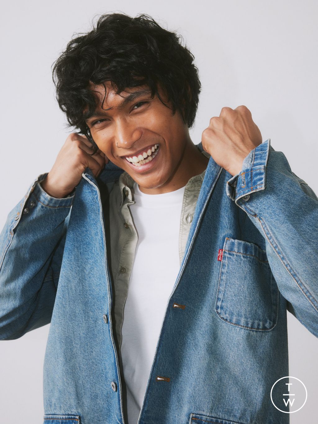 Fashion Week Paris Spring/Summer 2025 look 19 from the Levi’s® collection 女装