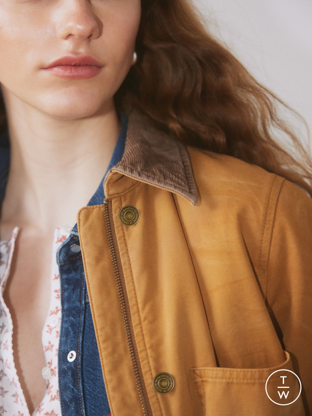 Fashion Week Paris Spring/Summer 2025 look 21 from the Levi’s® collection womenswear