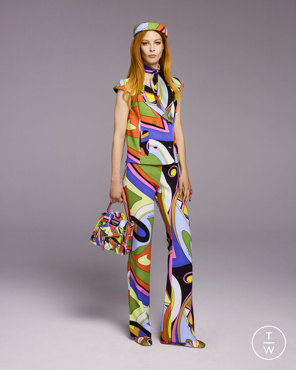 Fashion Week Milan Resort 2023 look 25 de la collection Moschino womenswear