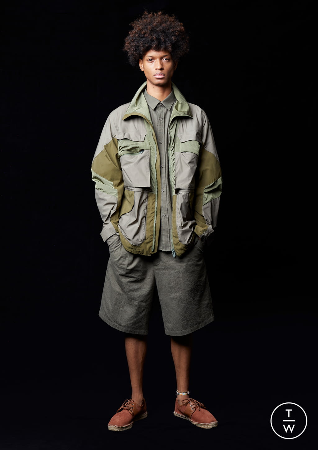 Fashion Week Paris Spring/Summer 2021 look 25 from the White Mountaineering collection menswear