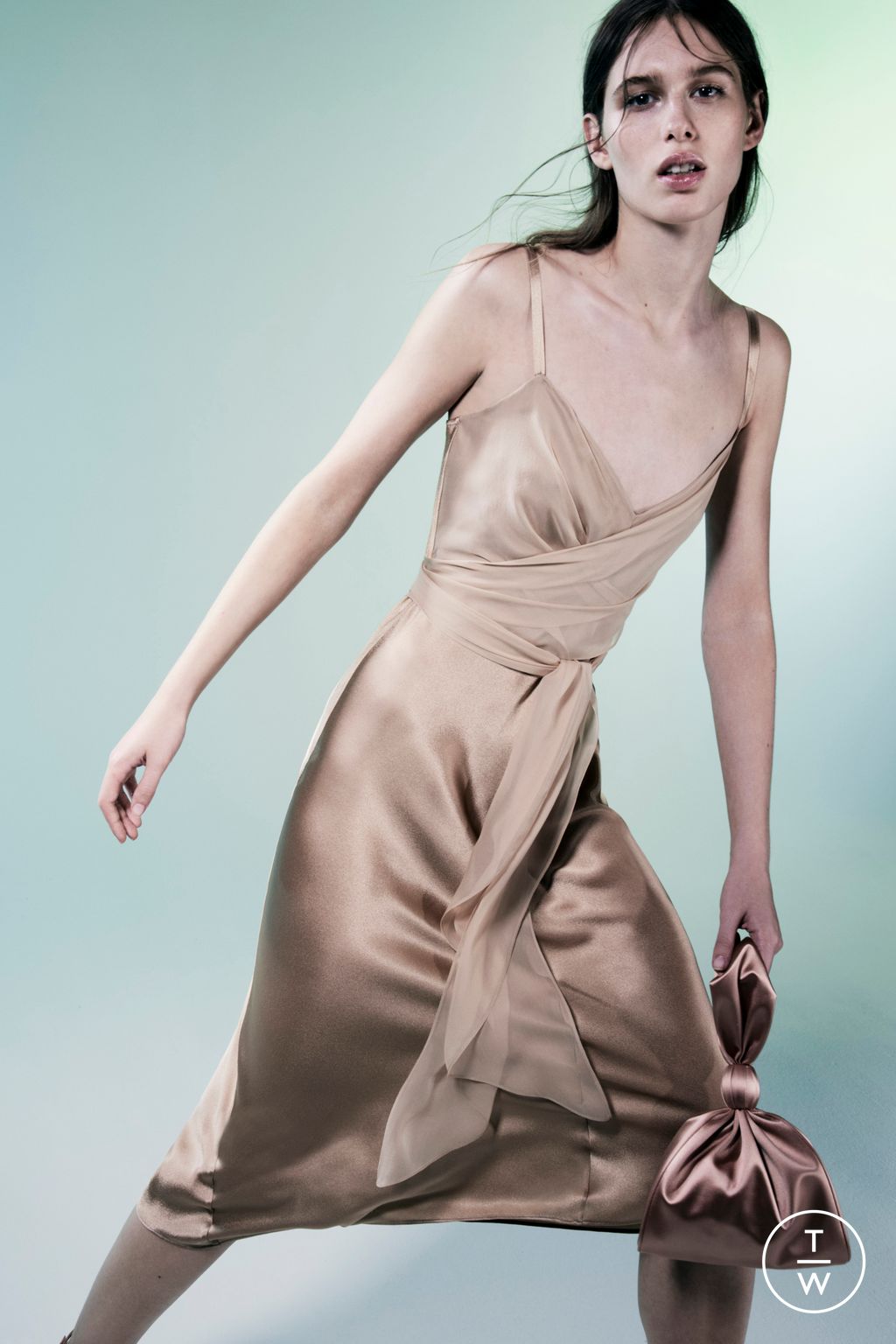 Fashion Week Milan Resort 2025 look 26 from the Alberta Ferretti collection womenswear