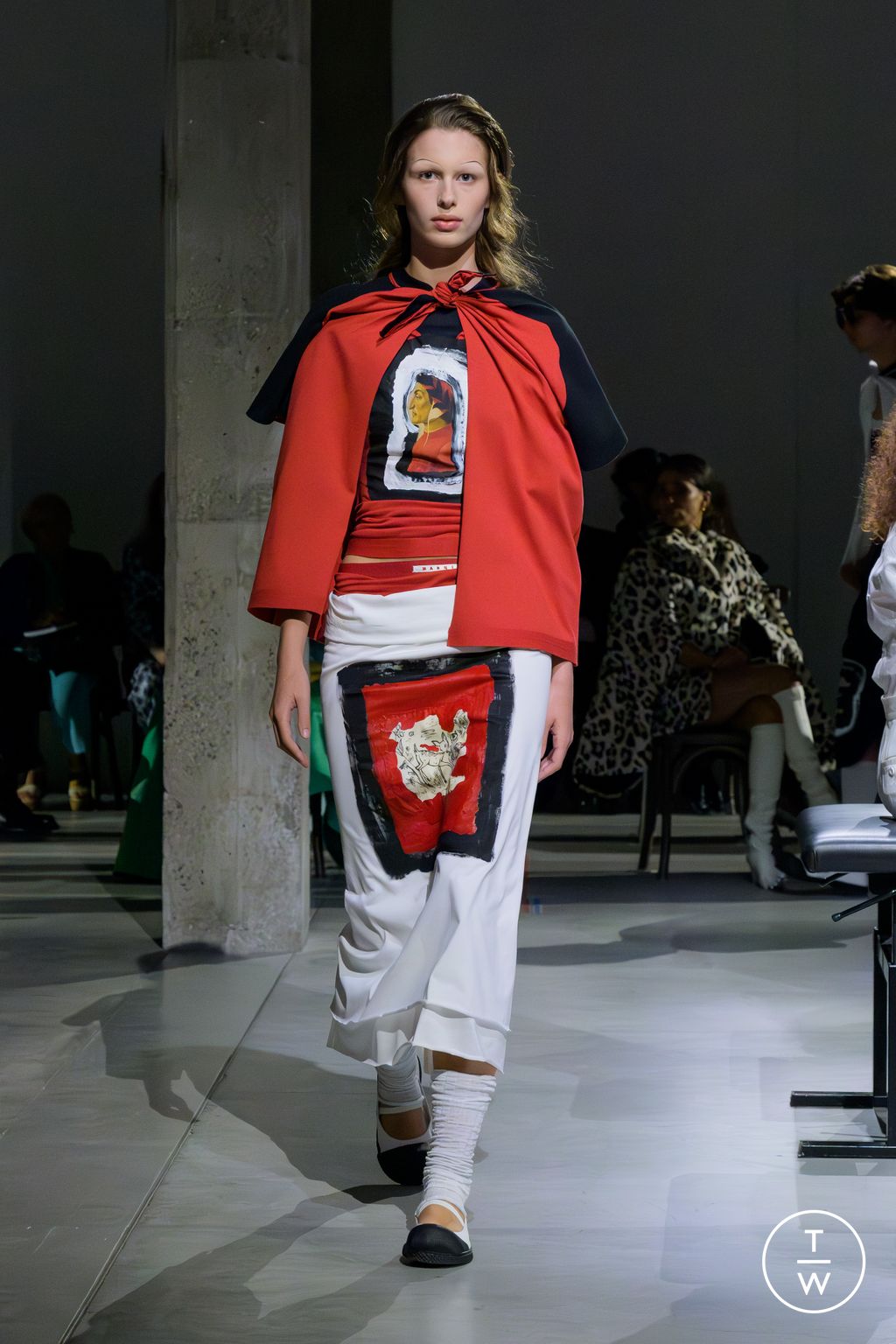 Fashion Week Milan Spring/Summer 2025 look 26 from the Marni collection womenswear