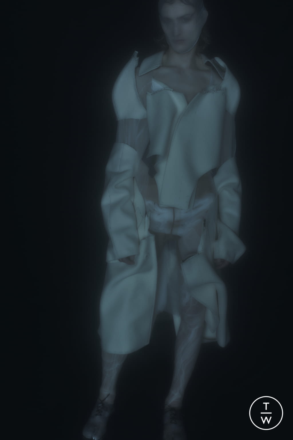 Fashion Week Paris Fall/Winter 2020 look 27 from the Maison Margiela collection couture