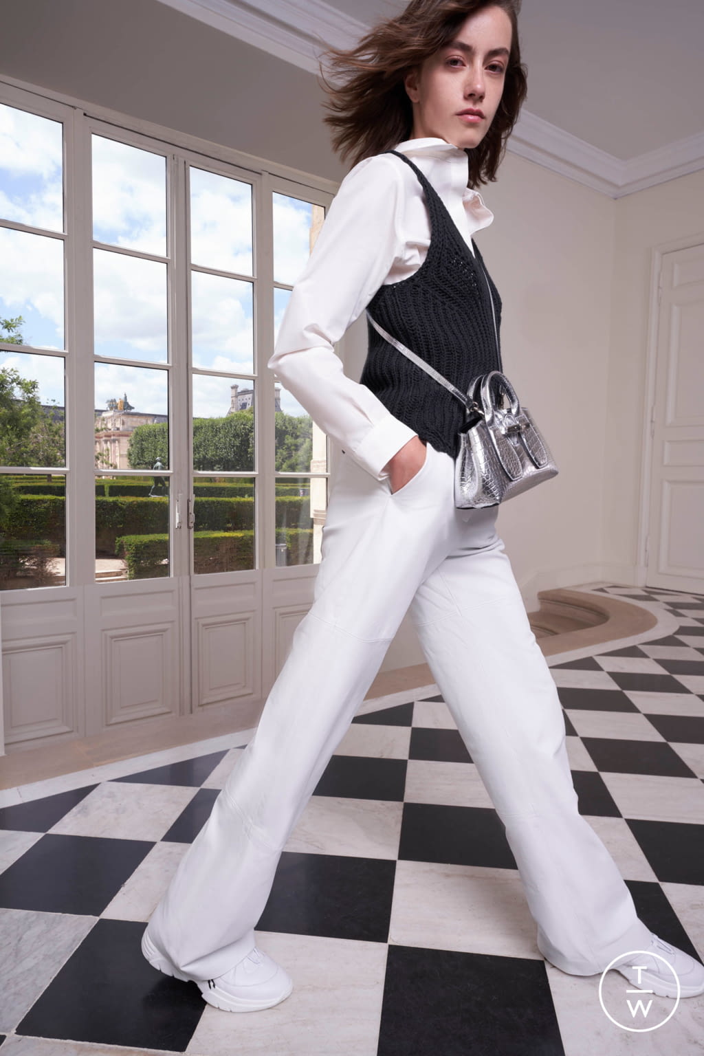 Fashion Week New York Spring/Summer 2021 look 26 from the Longchamp collection womenswear