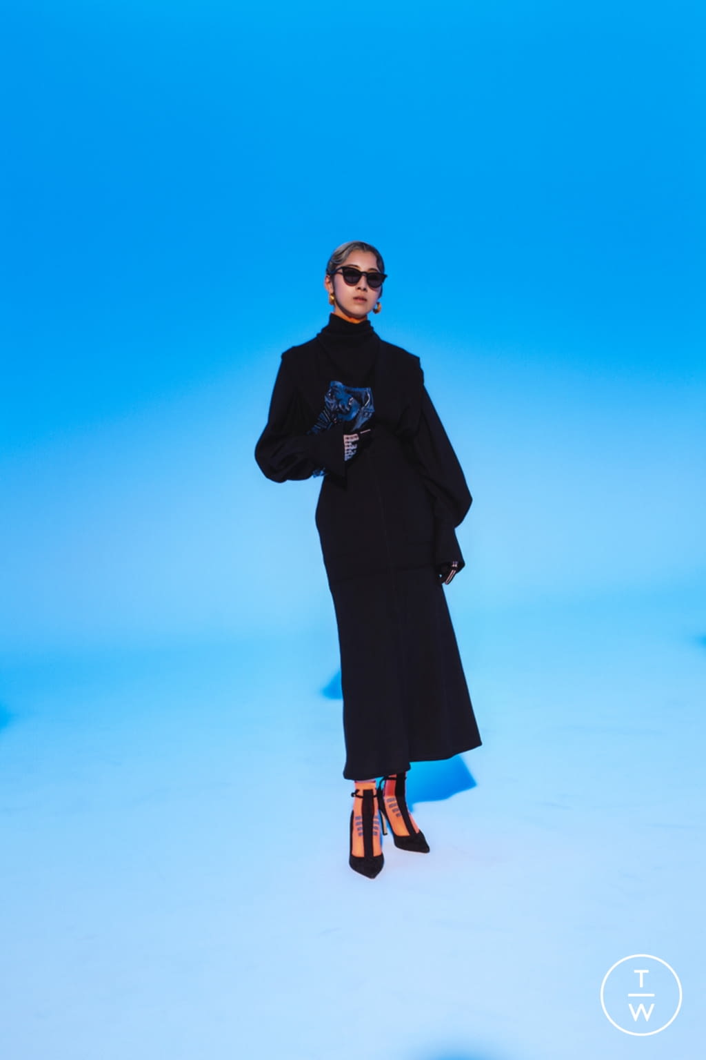 Fashion Week Paris Fall/Winter 2021 look 26 de la collection Mame Kurogouchi womenswear