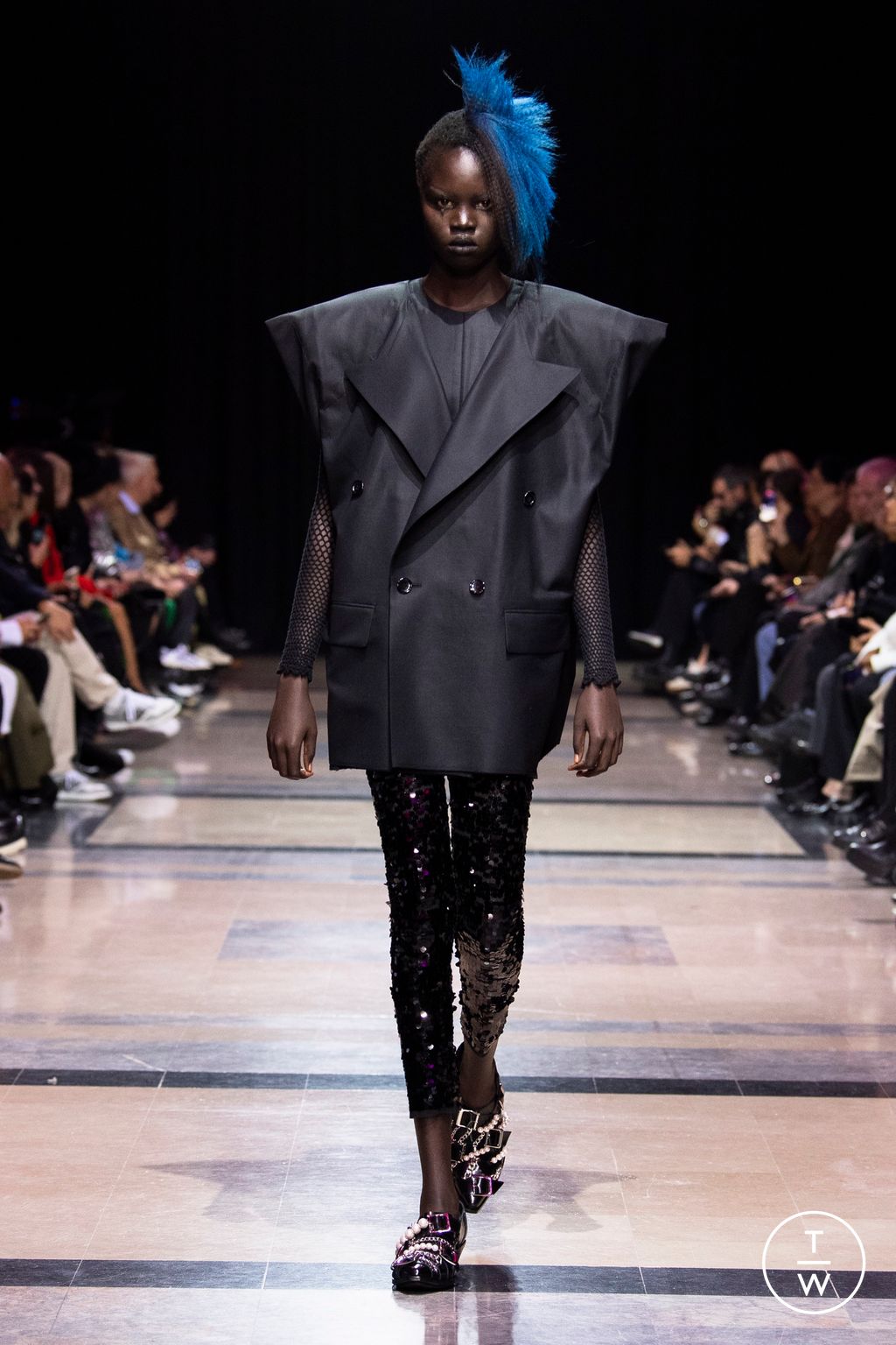 Fashion Week Paris Spring/Summer 2023 look 60 from the Junya Watanabe collection 女装