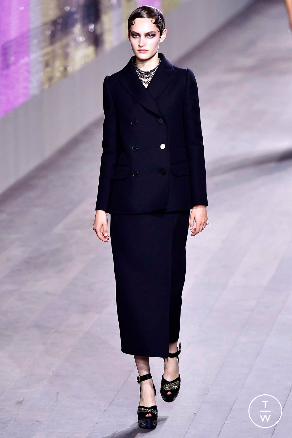 Fashion Week Paris Spring/Summer 2023 look 42 from the Christian Dior collection couture