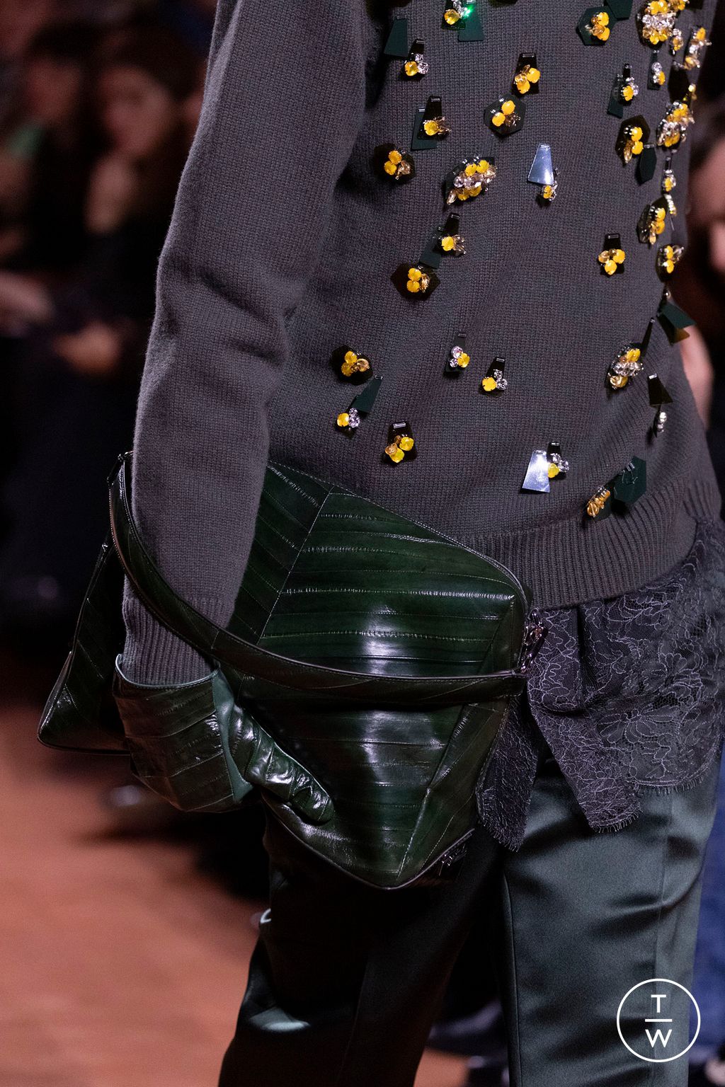 Fashion Week Milan Fall/Winter 2025 look 76 from the Fendi collection womenswear accessories