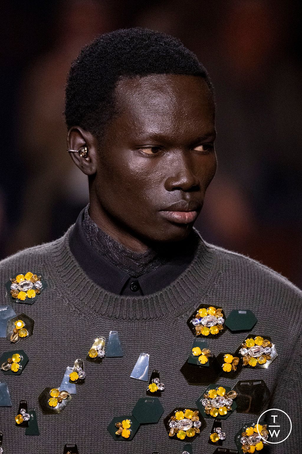 Fashion Week Milan Fall/Winter 2025 look 77 from the Fendi collection womenswear accessories