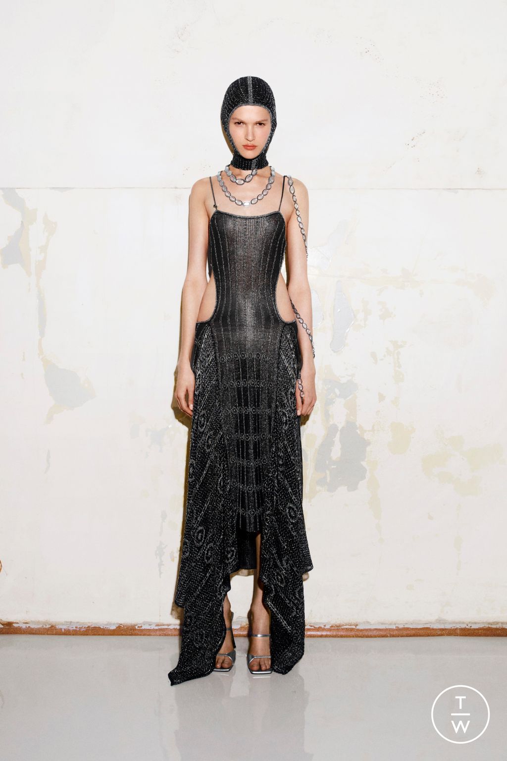Fashion Week Milan Resort 2024 look 26 from the The Attico collection womenswear