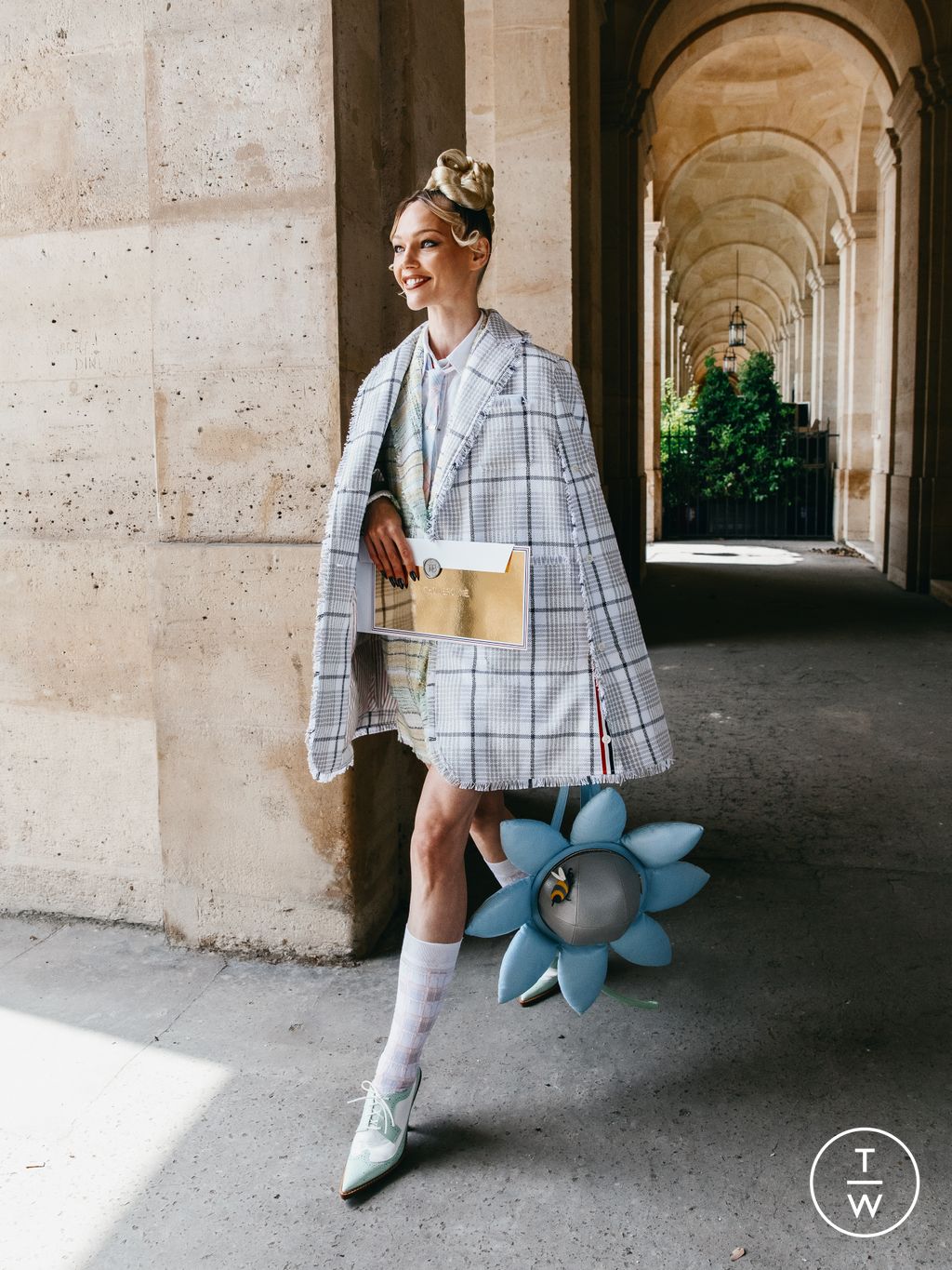 Fashion Week New York Resort 2023 look 26 from the Thom Browne collection 女装