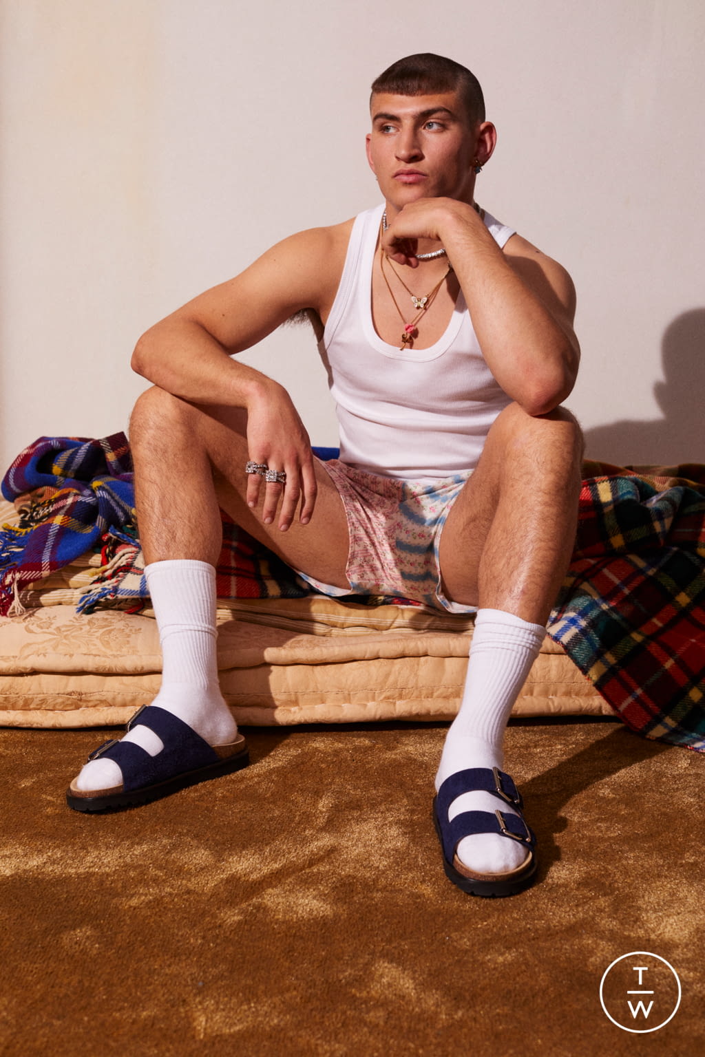 Fashion Week Milan Resort 2022 look 27 from the Dsquared2 collection menswear